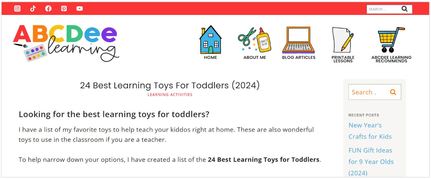 migliori giocattoli educativi per bambini piccoli